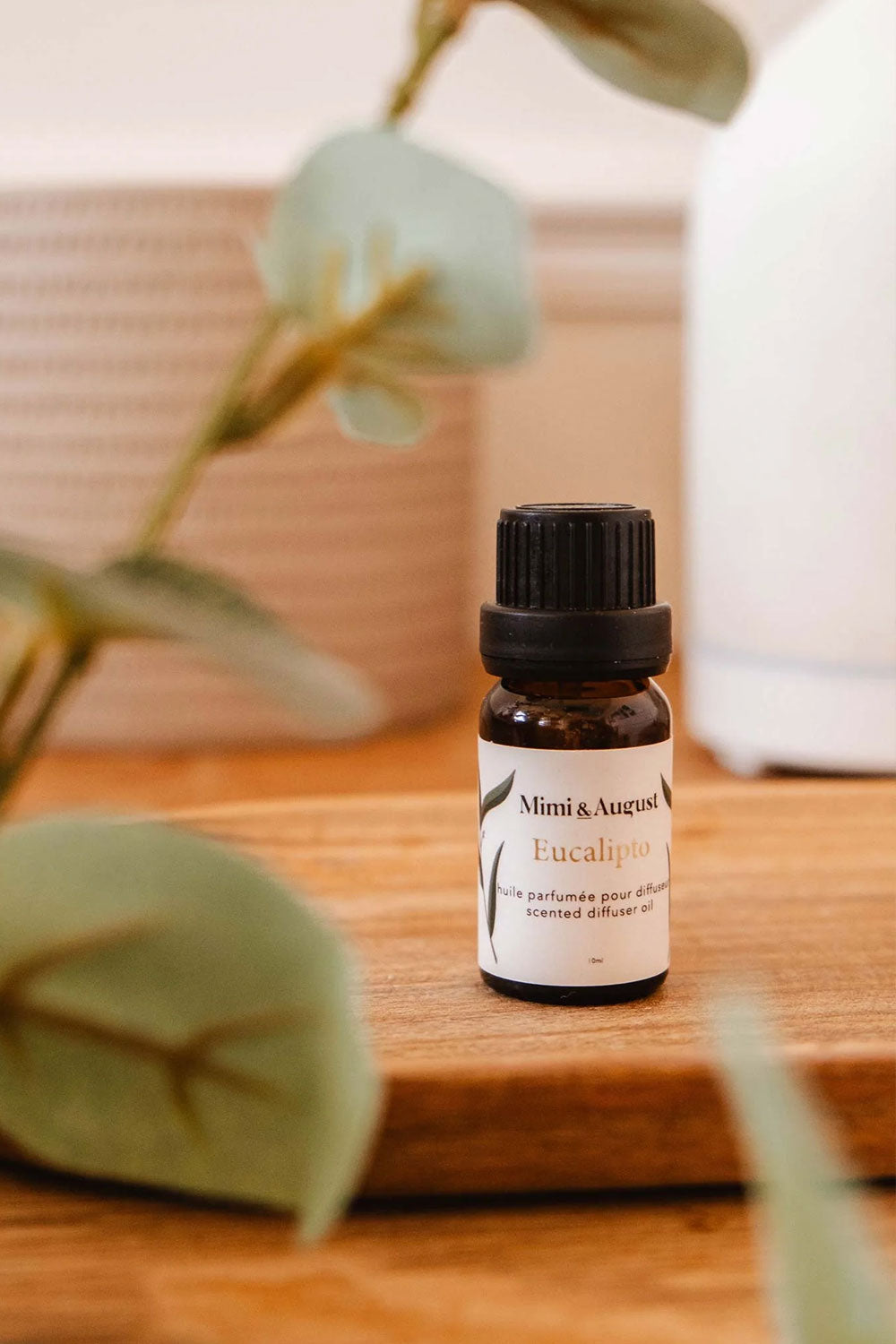 aroma of eucalyptus scented oil from Mimi & August