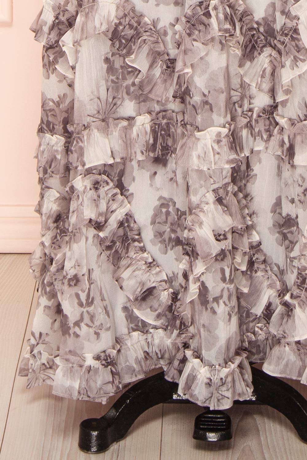 Sorrellia Grey Bustier Floral Maxi Dress | Boutique 1861 bottom