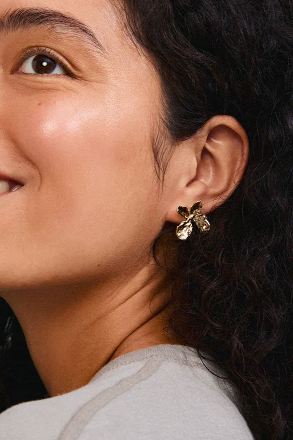 Sueno Gold | Floral Earrings by Pilgrim