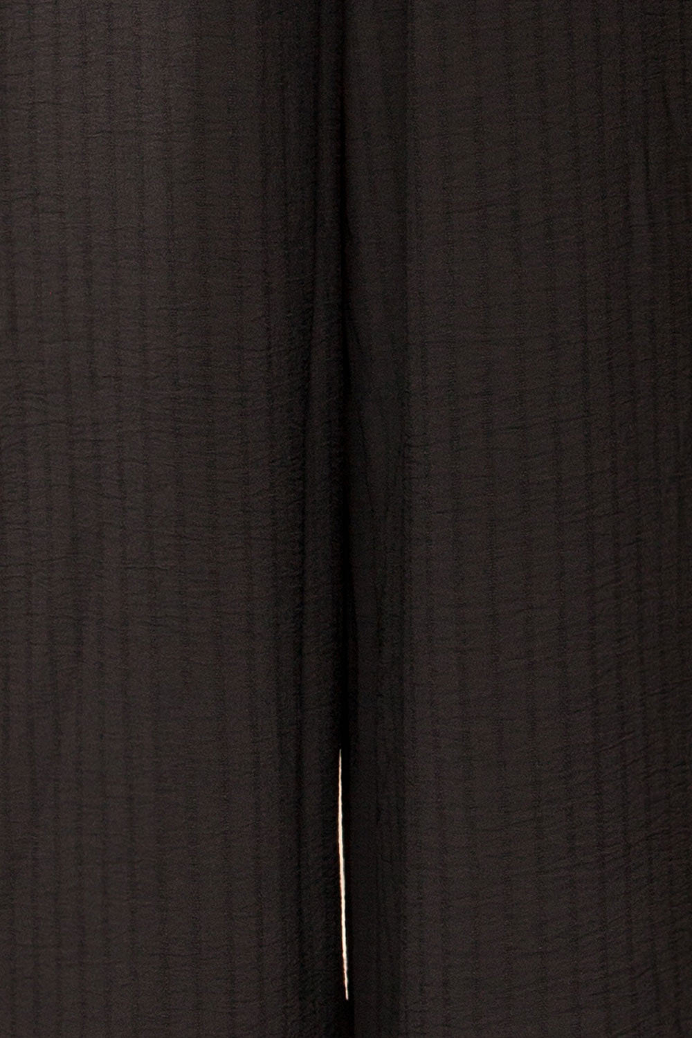 Tashkent Black Halter Jumpsuit | La petite garçonne fabric