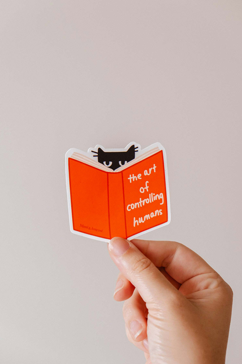 The Art of Controlling Humans Sticker | Maison garçonne hand