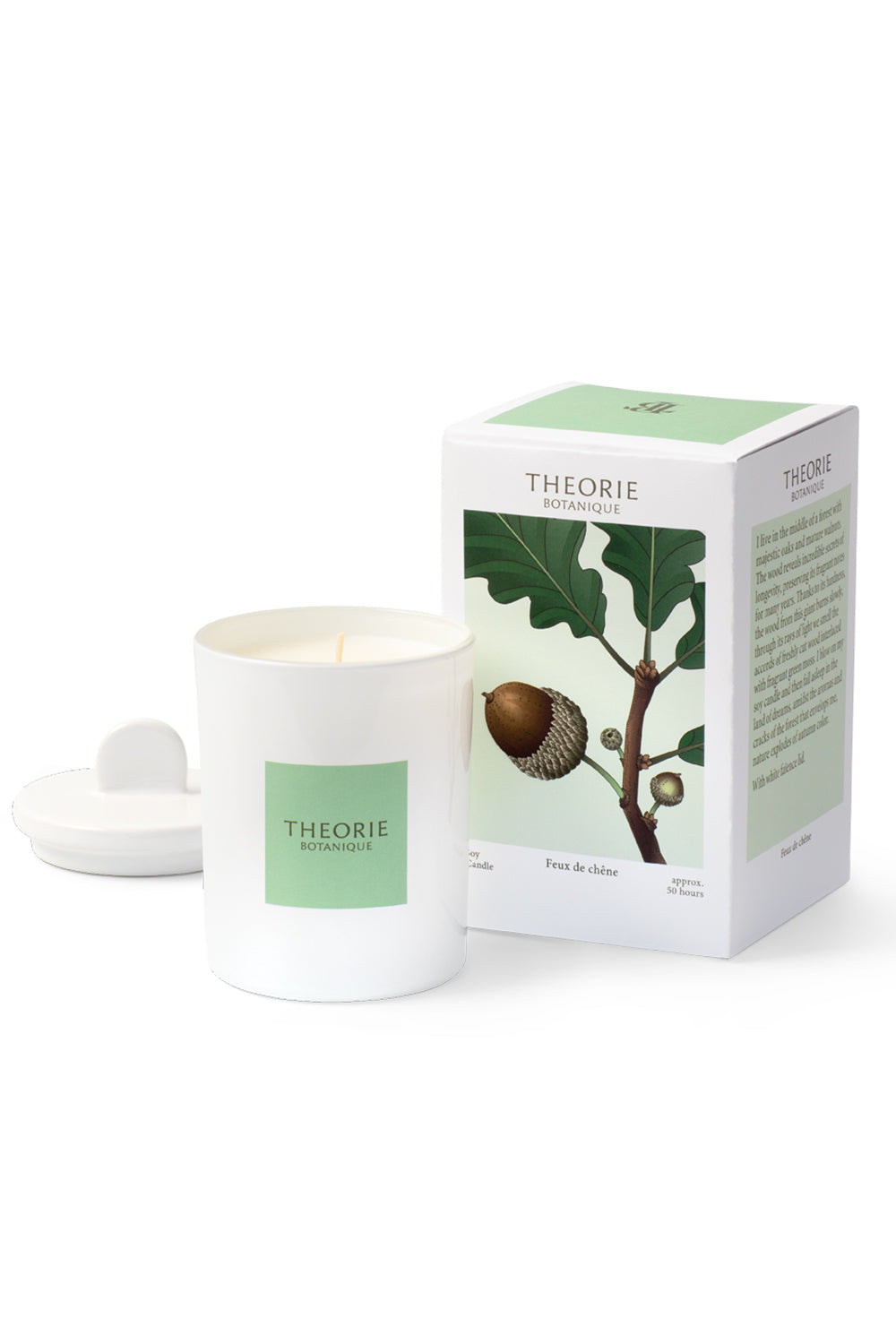 Oak Firewood Candle by Theorie Botanique | Maison garçonne candle