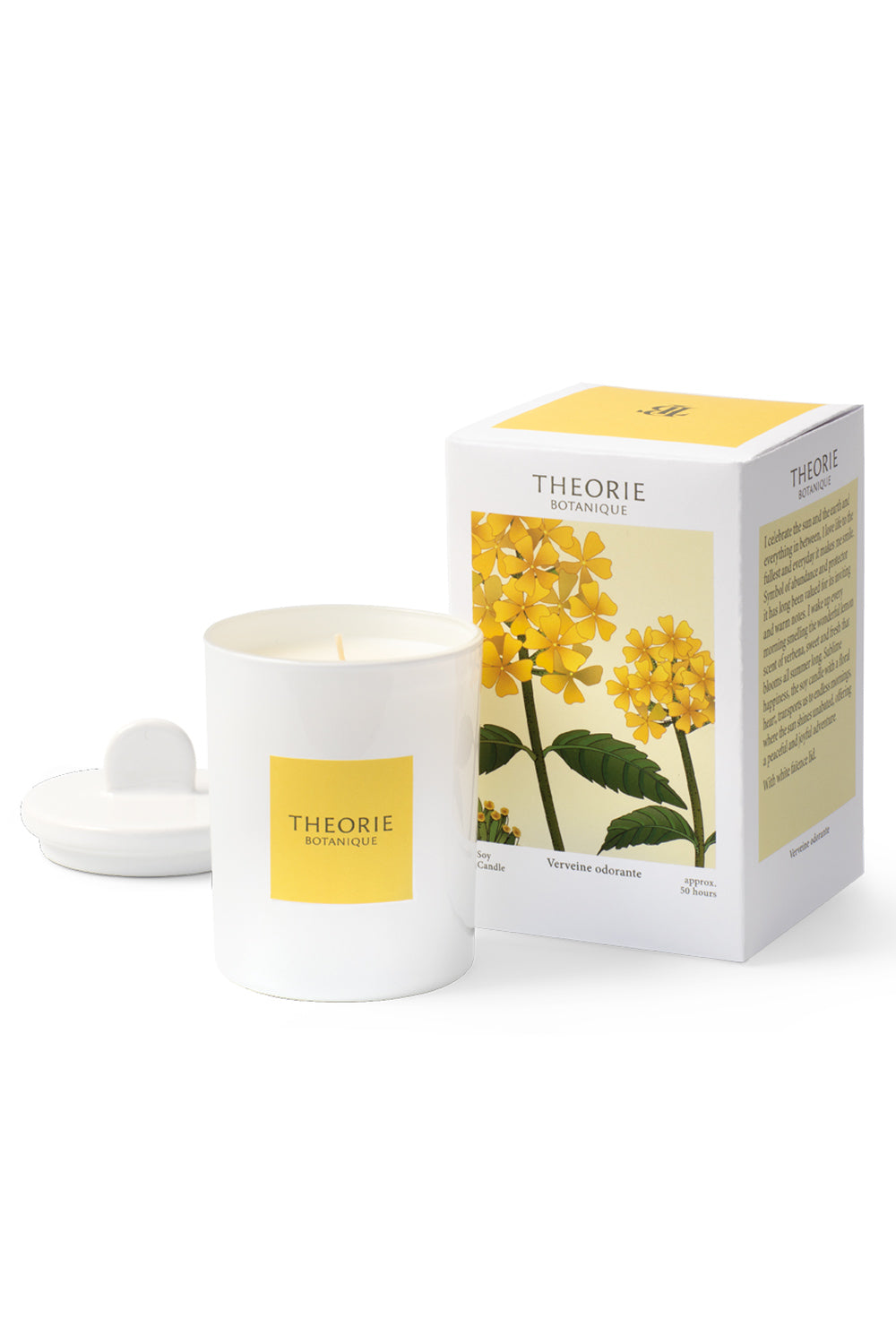 Odorant Verbena Candle by Theorie Botanique | Maison garçonne candle