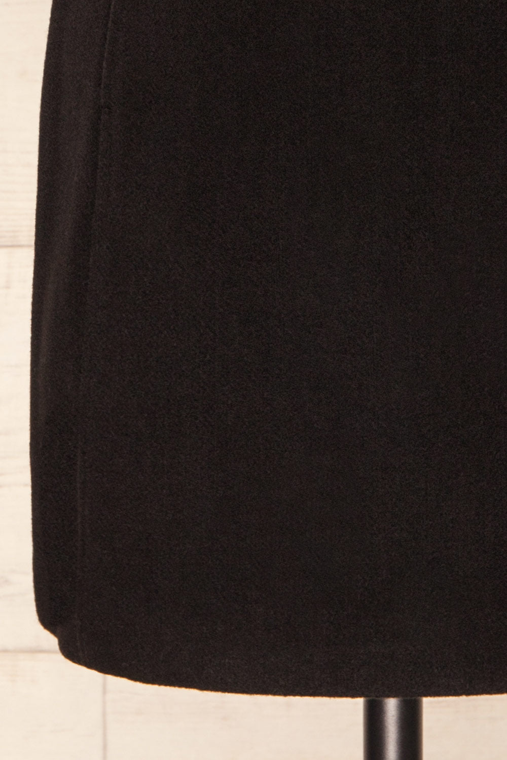 Aberforth Black Short Felt Skirt w/ Pockets | La petite garçonne bottom