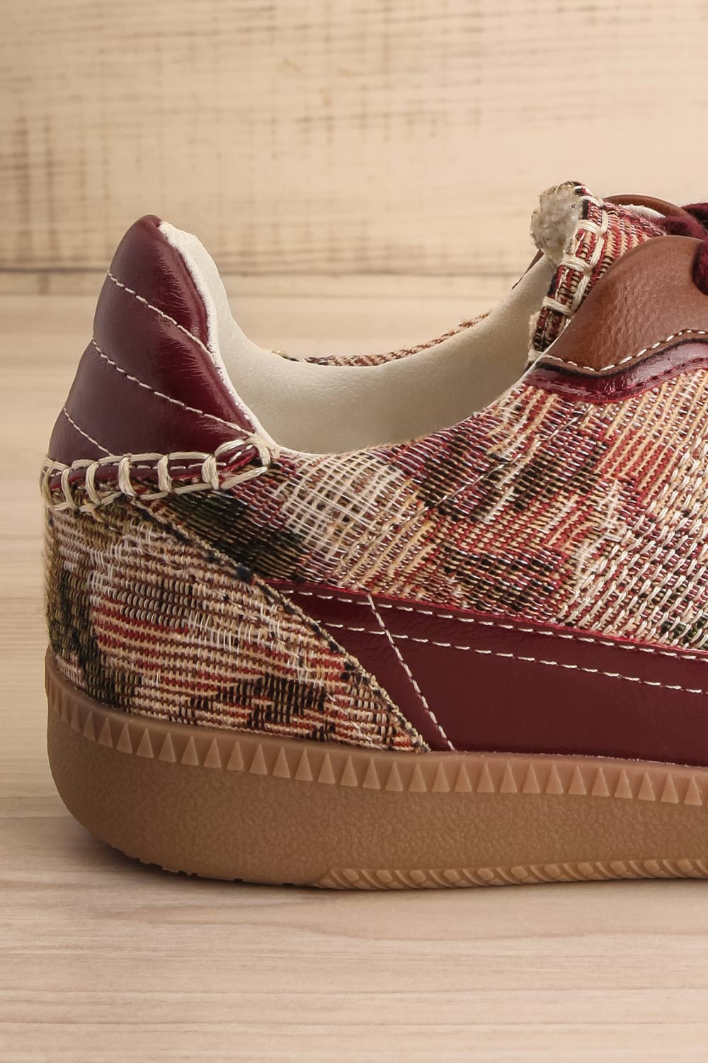 Abuja Jacquard Sneakers | La petite garçonne heel