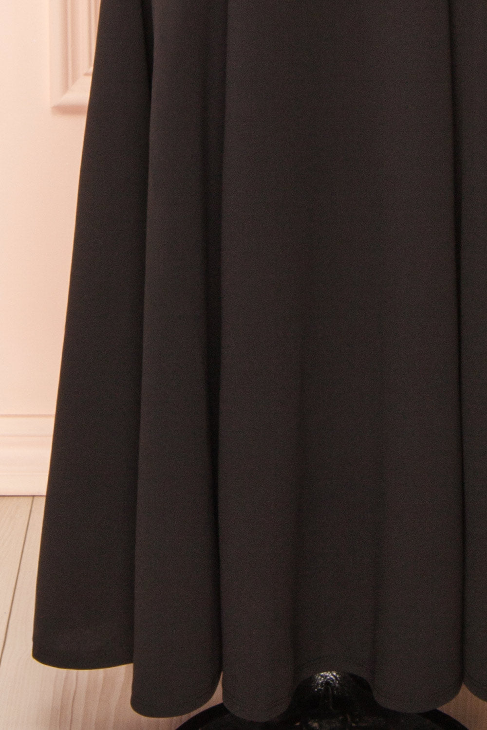 Aeji Black Strapless Mermaid Dress w/ Corset Back | Boutique 1861 bottom