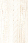 Aishlee Ivory Oversized Knit Sweater | Boutique 1861 fabric