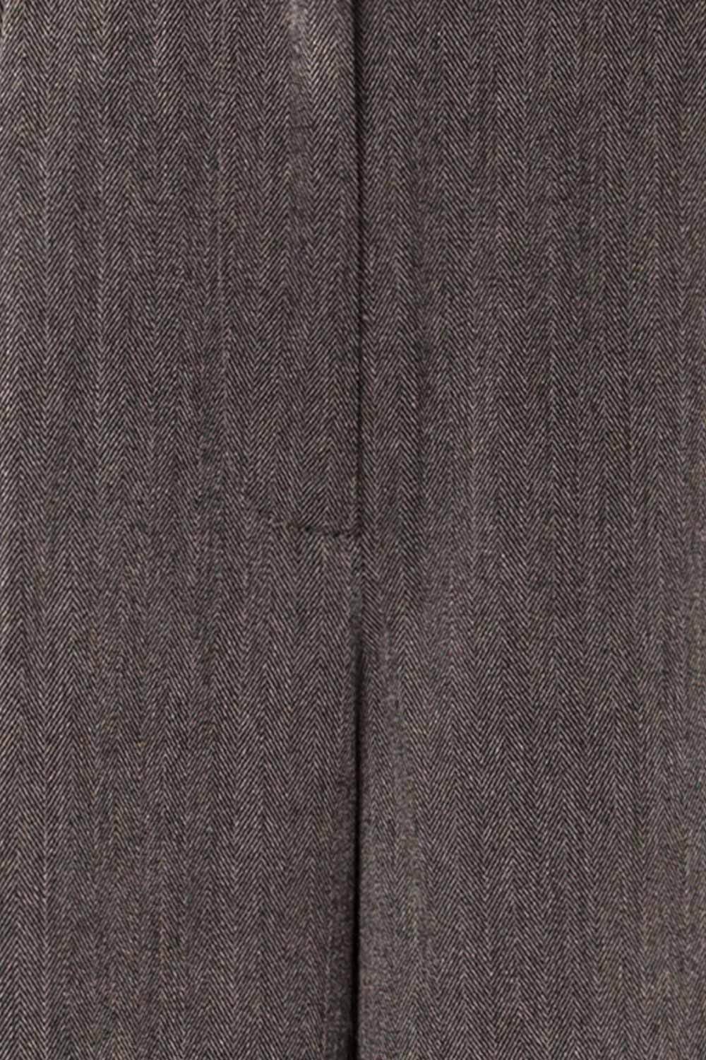 Akola Grey Wide Leg Pants | La petite garçonne fabric