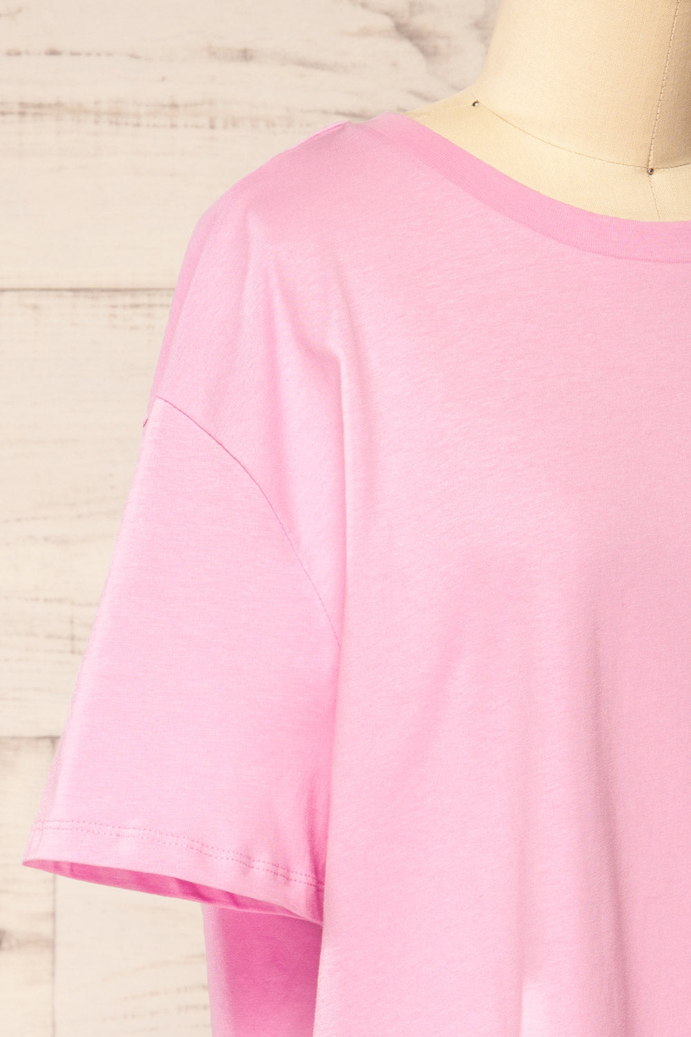 Akumi Pink Classic T-Shirt | La petite garçonne side