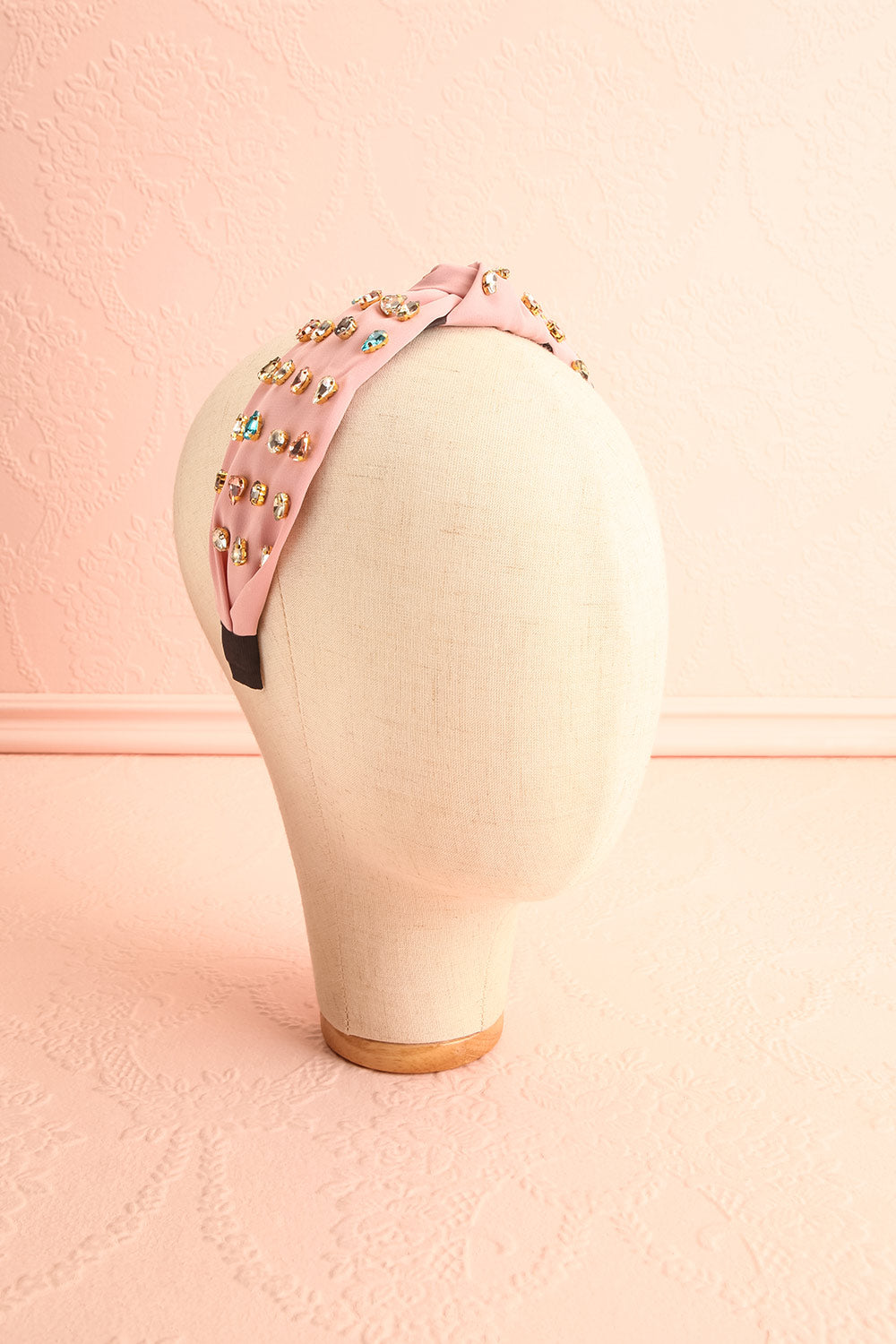 Alvy Pink | Headband w/ Multicolor Crystals