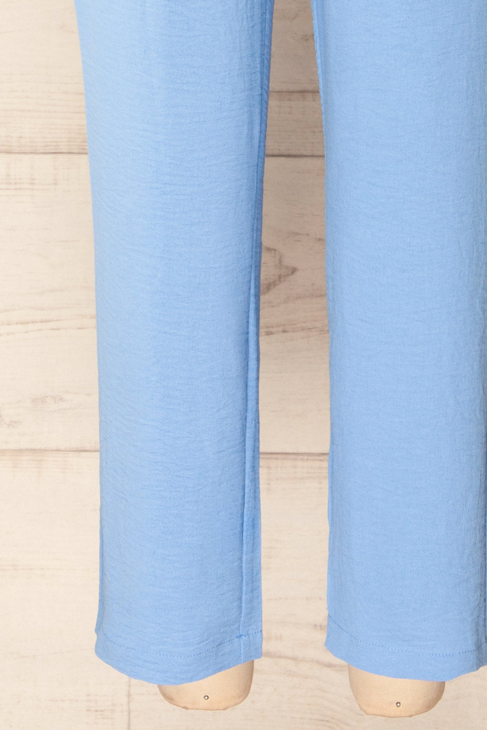 Alycia Blue Flowy Straight-Leg Pants | La petite garçonne bottom