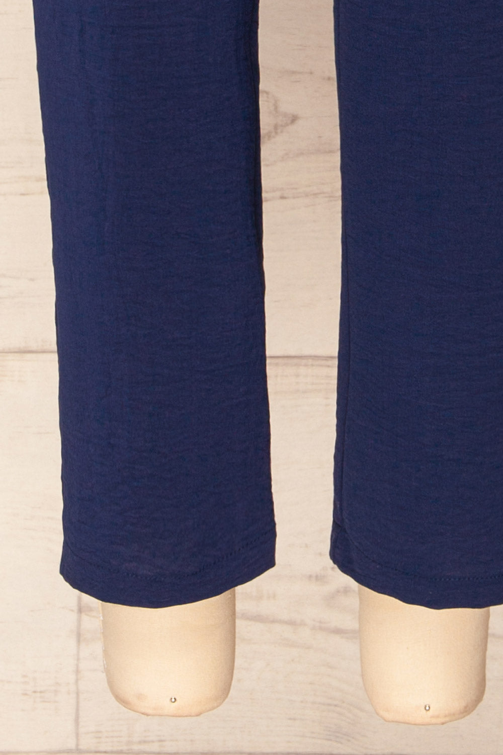Alycia Navy Flowy Straight-Leg Pants | La petite garçonne bottom