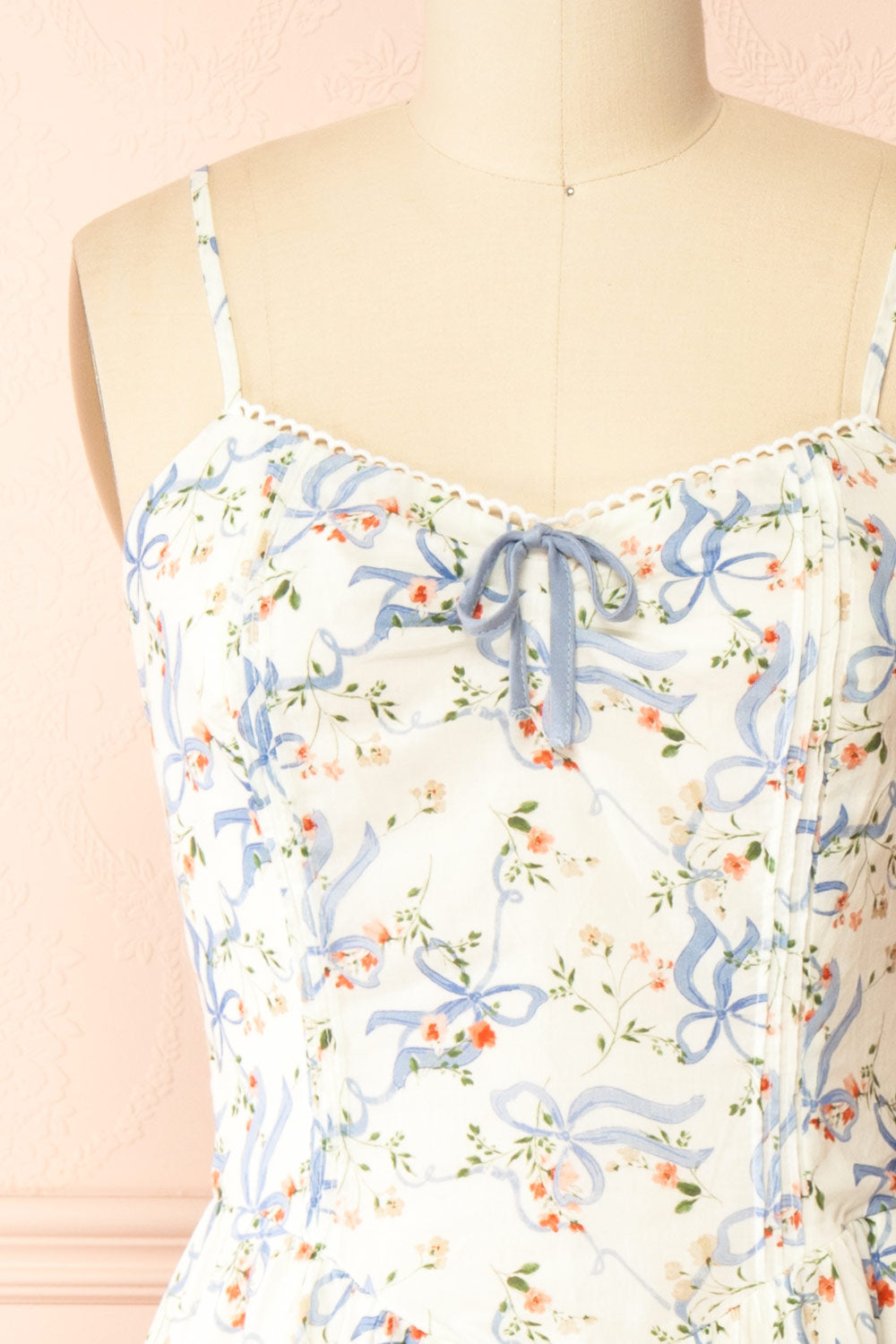 Ambrosia Long A-Line Floral Dress | Boutique 1861 front