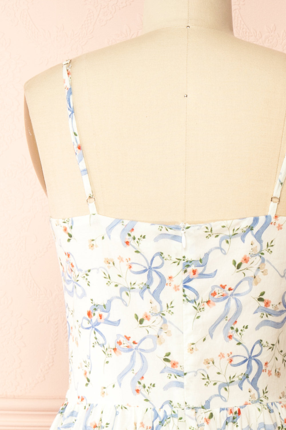 Ambrosia Long A-Line Floral Dress | Boutique 1861 back