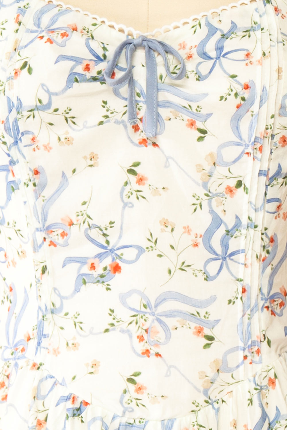 Ambrosia Long A-Line Floral Dress | Boutique 1861 fabric