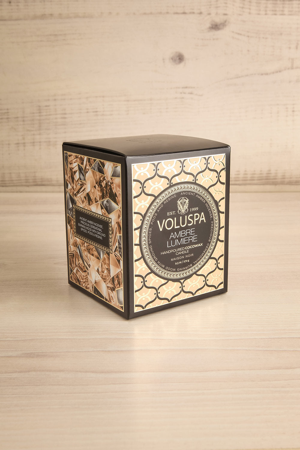 Ambre Lumiere Classic Candle | Maison garçonne box