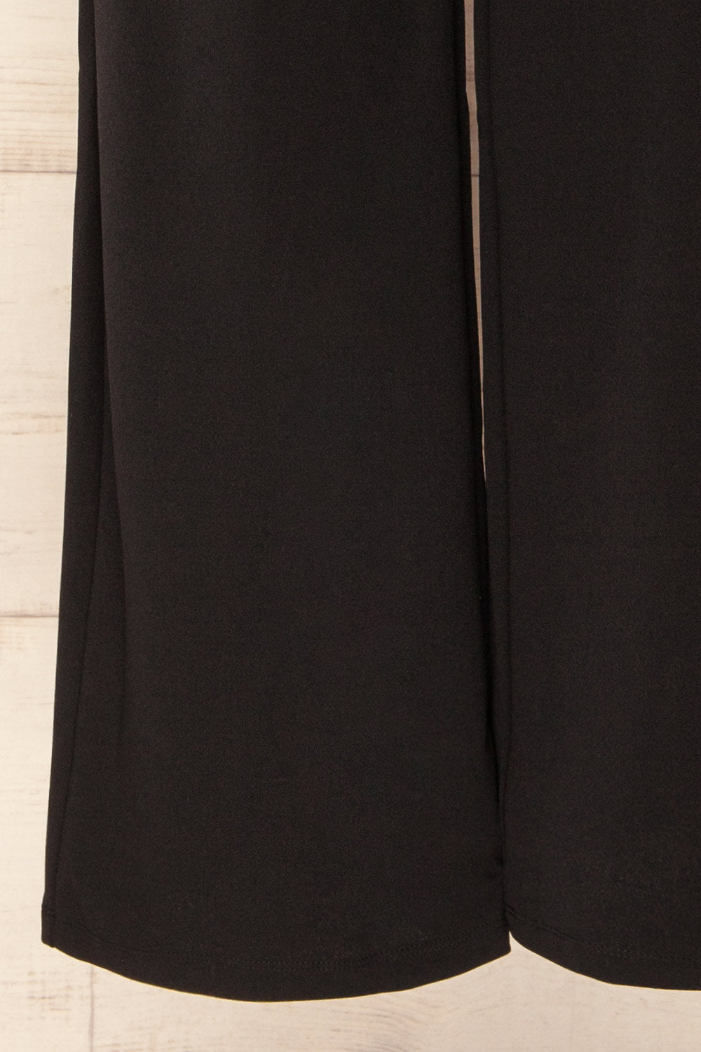 Anakao Black High-Waisted Wide Leg Pants | La petite garçonne bottom