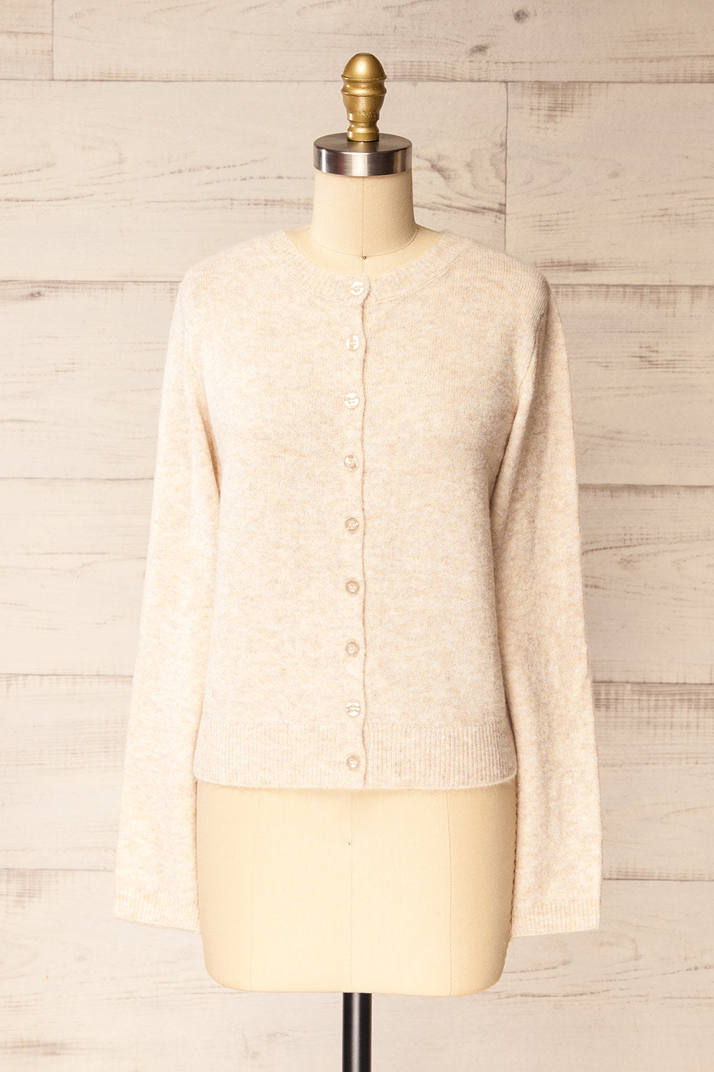 Andenes Beige | Cardigan Boutonné