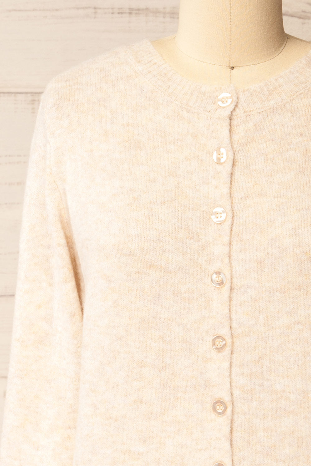 Andenes Beige | Cardigan Boutonné