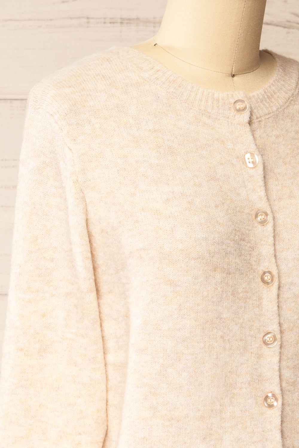 Andenes Beige | Cardigan Boutonné