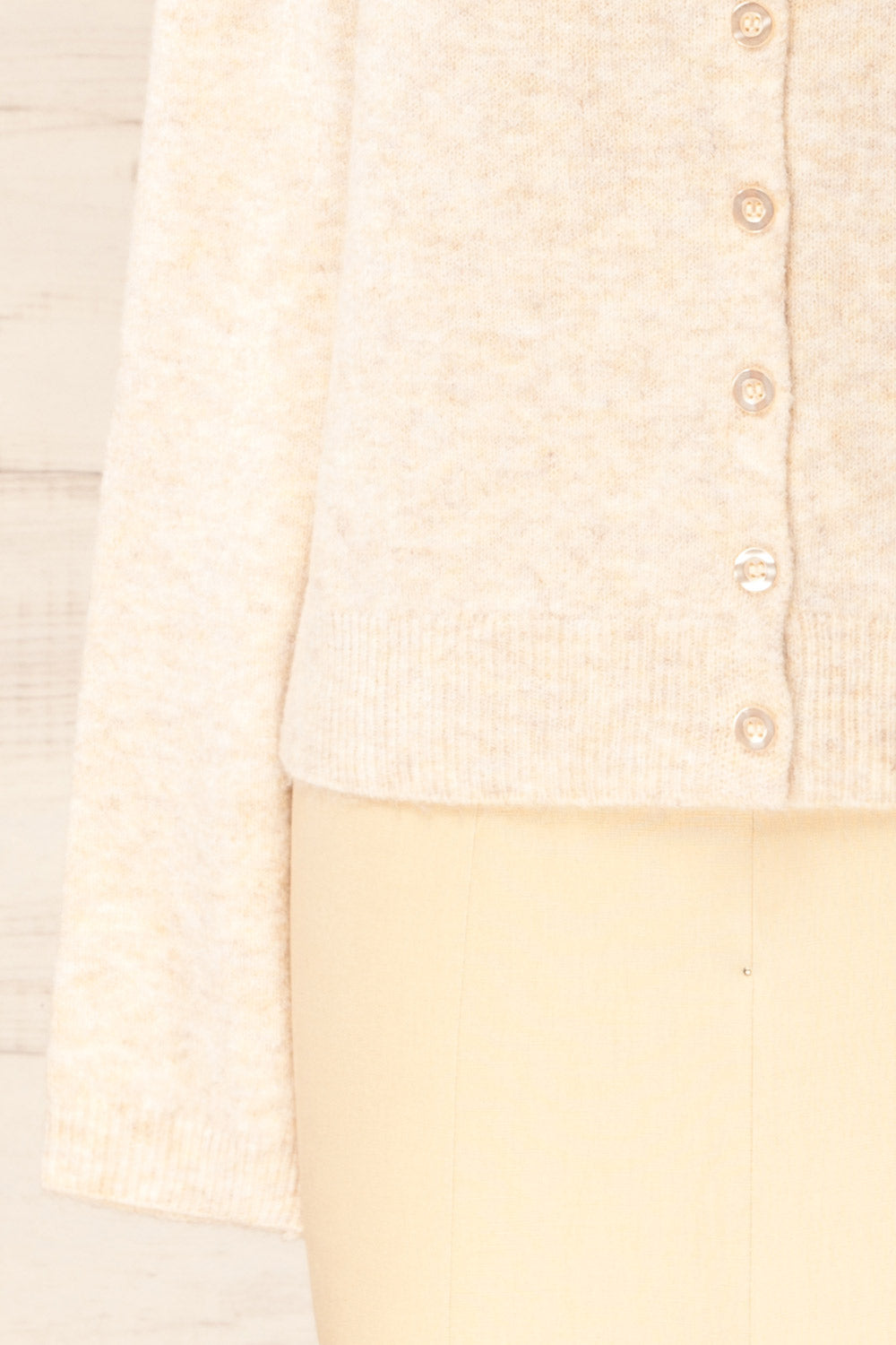Andenes Beige | Cardigan Boutonné