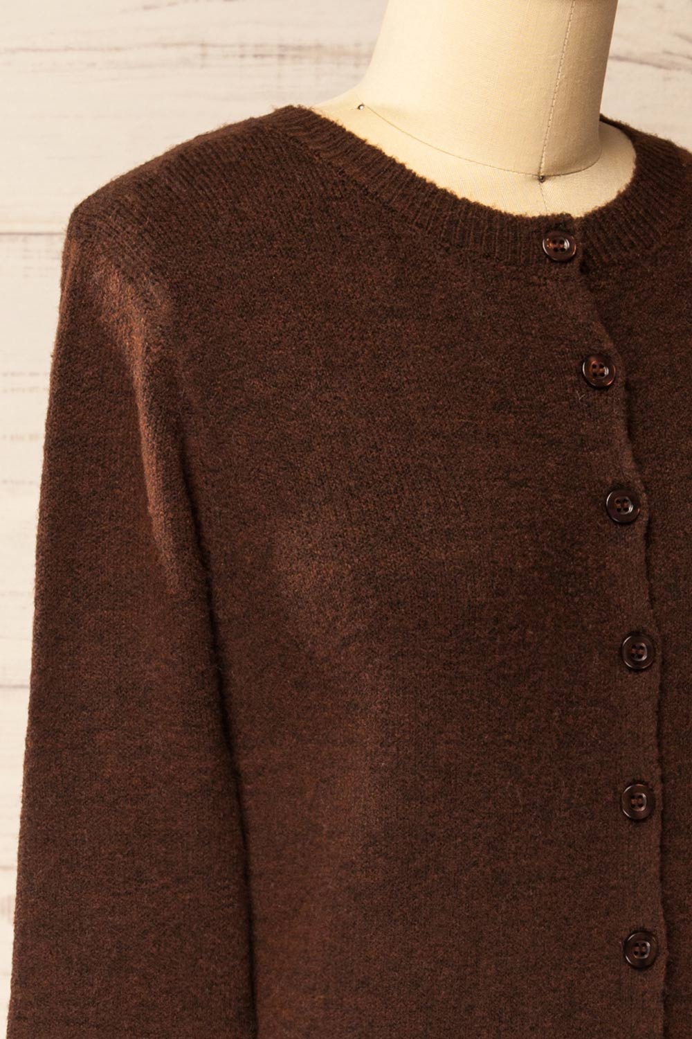Andenes Brun | Cardigan Boutonné