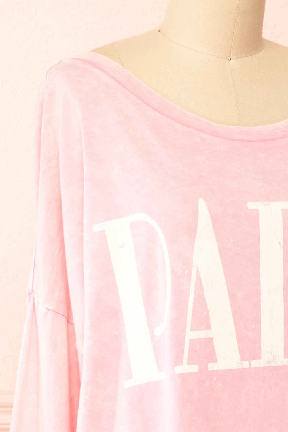 Anokia Printed Long Sleeve Shirt | Boutique 1861 side close-up