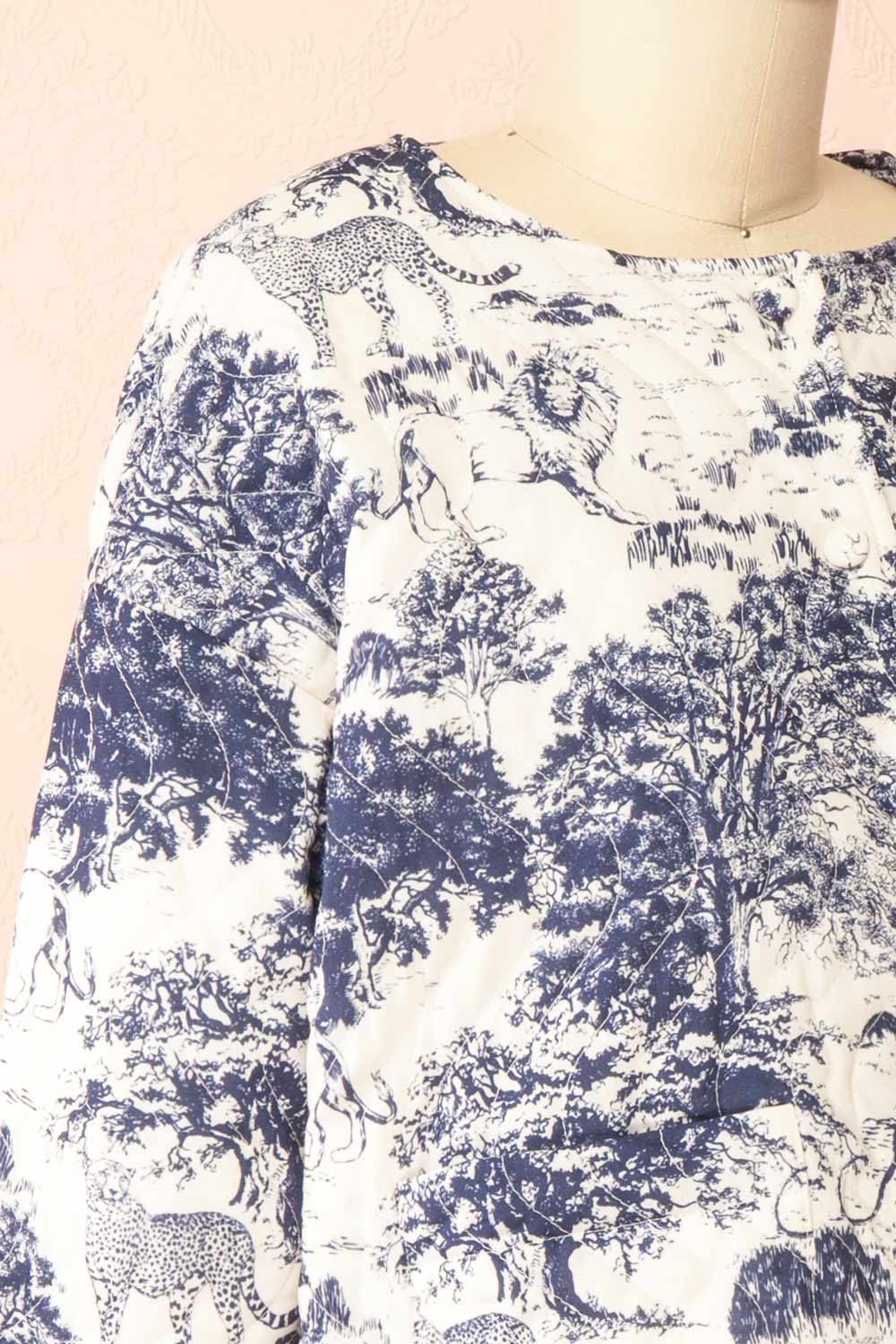 Armelle French Toile Quilted Jacket | Boutique 1861 side