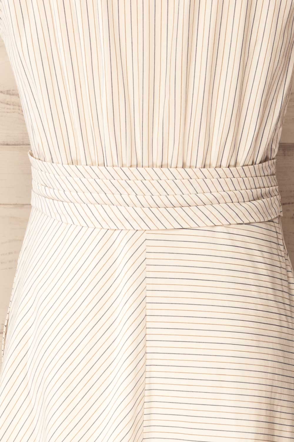 Astou | Striped Sleeveless Shirt Dress