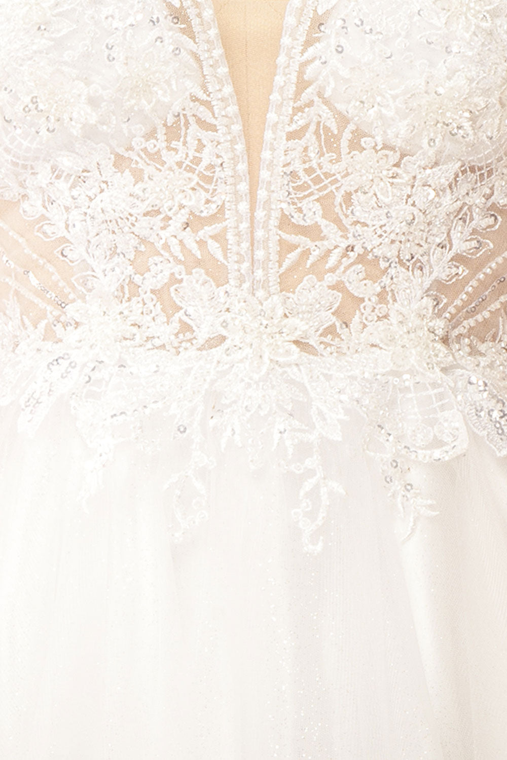 Astranova Layered Tulle Gown w/ Lace | Boudoir 1861 fabric