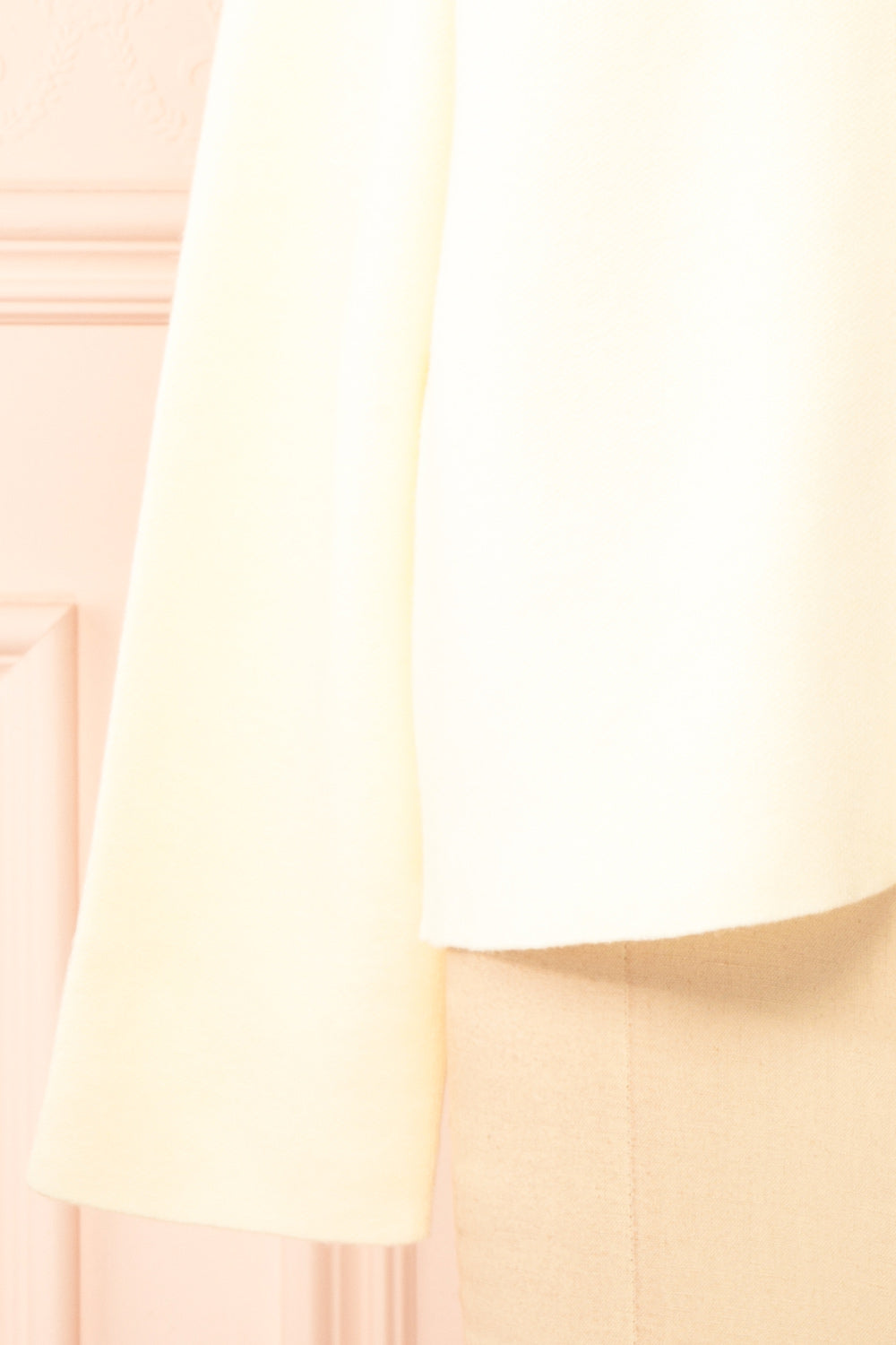 Athenais Cream Cardigan w/ Lace Trim | Boutique 1861 bottom