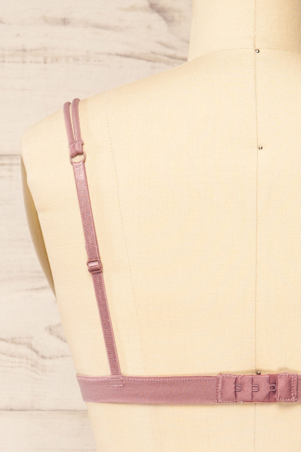 Ati Mauve Lace Bralette | La petite garçonne back