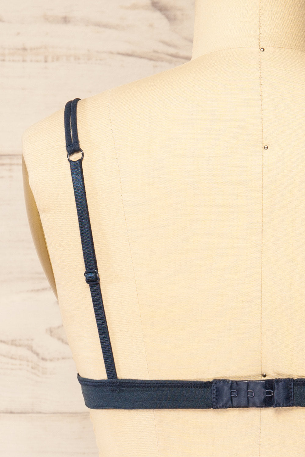 Ati Navy Lace Bralette | La petite garçonne back