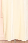 Avianna Ivory Velours Cowl Neck Midi Dress | Boutique 1861  bottom