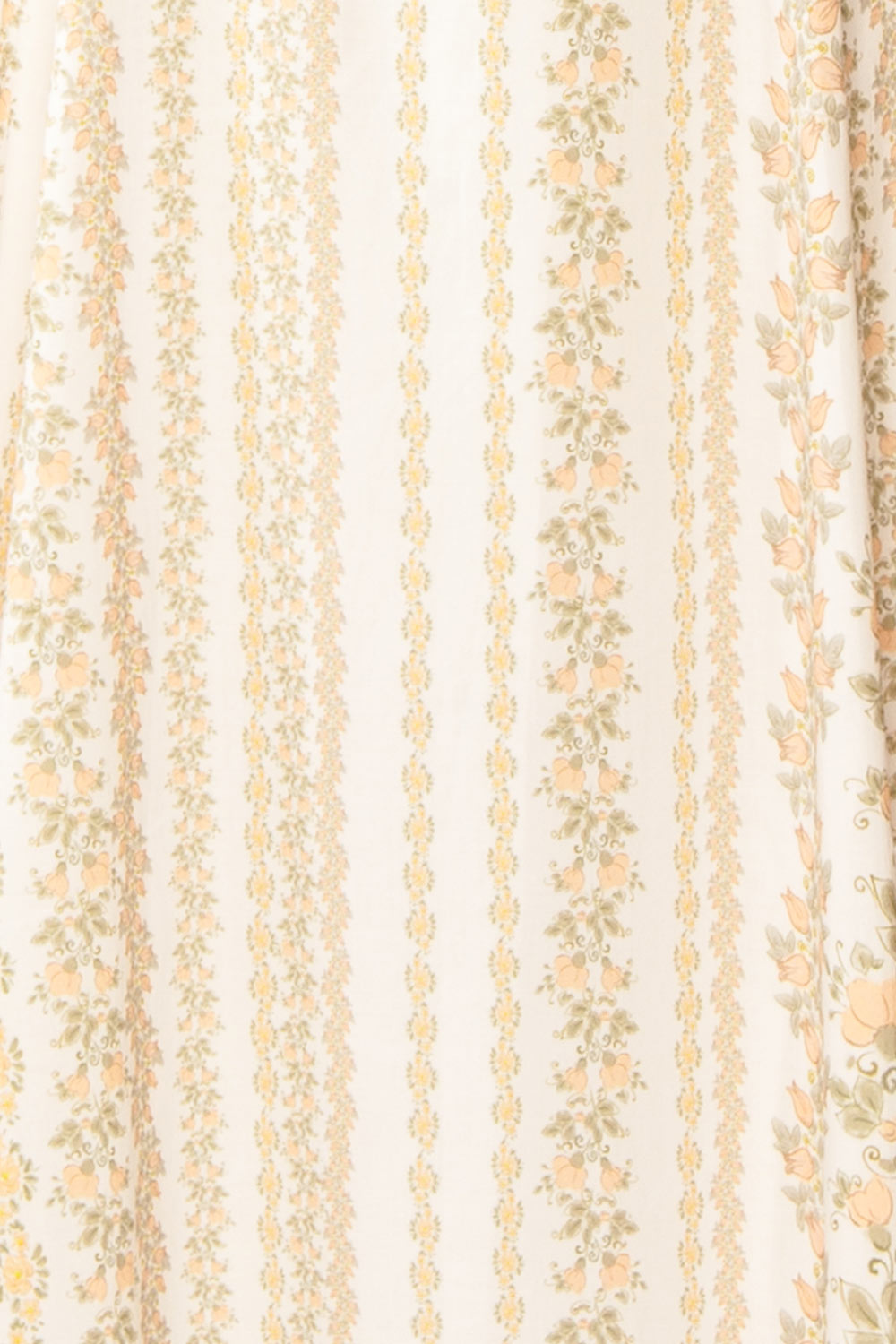 Bachira Long Floral Dress with Back Tie and Pockets | Boutique 1861 fabric