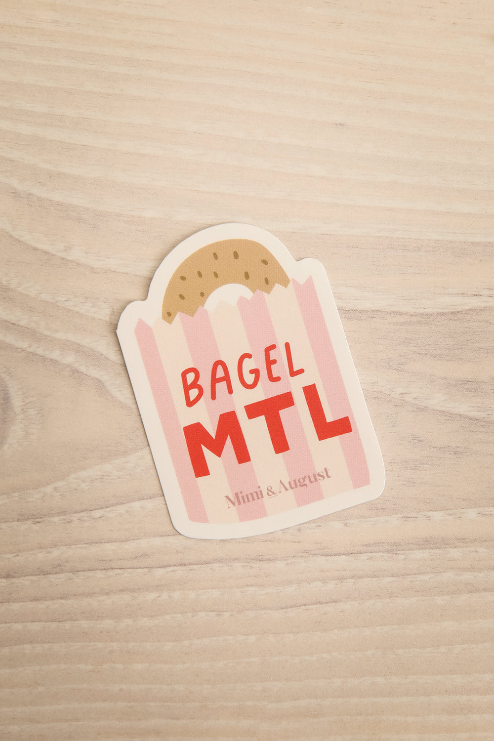 Bagel Mtl Sticker | Maison garçonne view