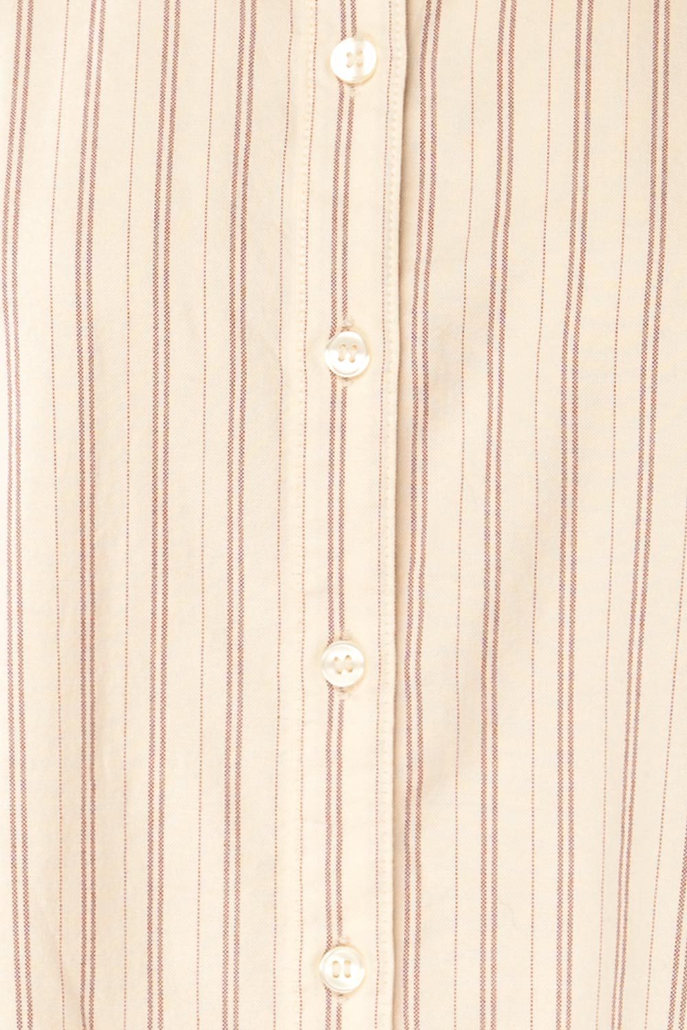 Bahamas Striped Button-Up Cotton Shirt | La petite garçonne fabric
