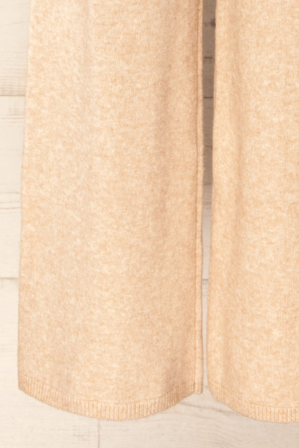 Baitoa Beige High-Waisted Loungewear Pants | La petite garçonne bottom