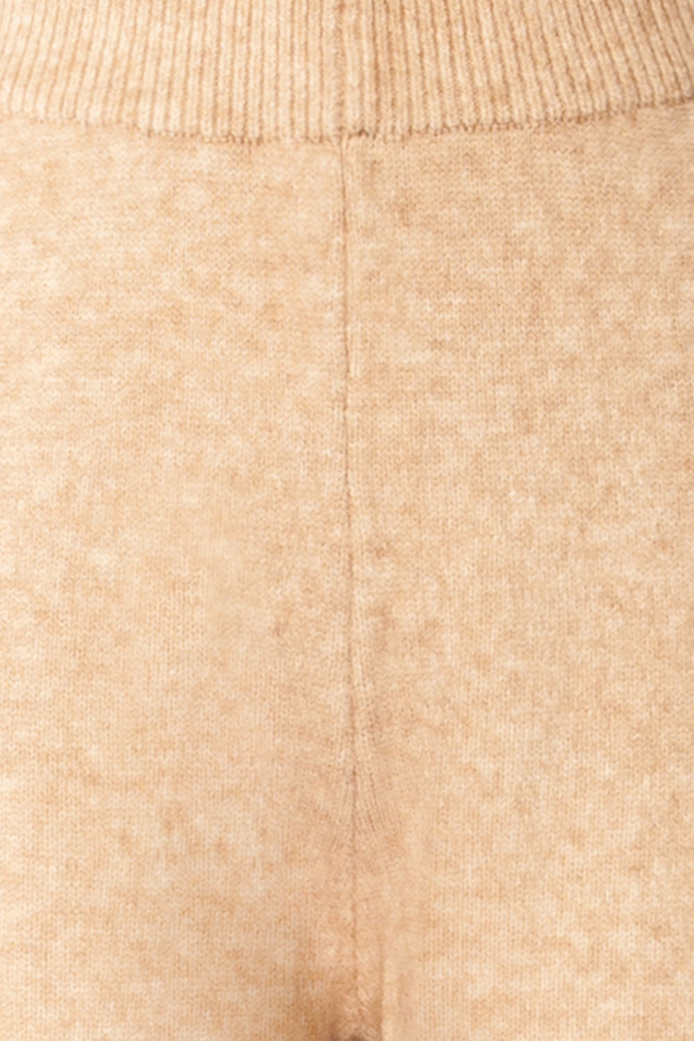 Baitoa Beige High-Waisted Loungewear Pants | La petite garçonne fabric