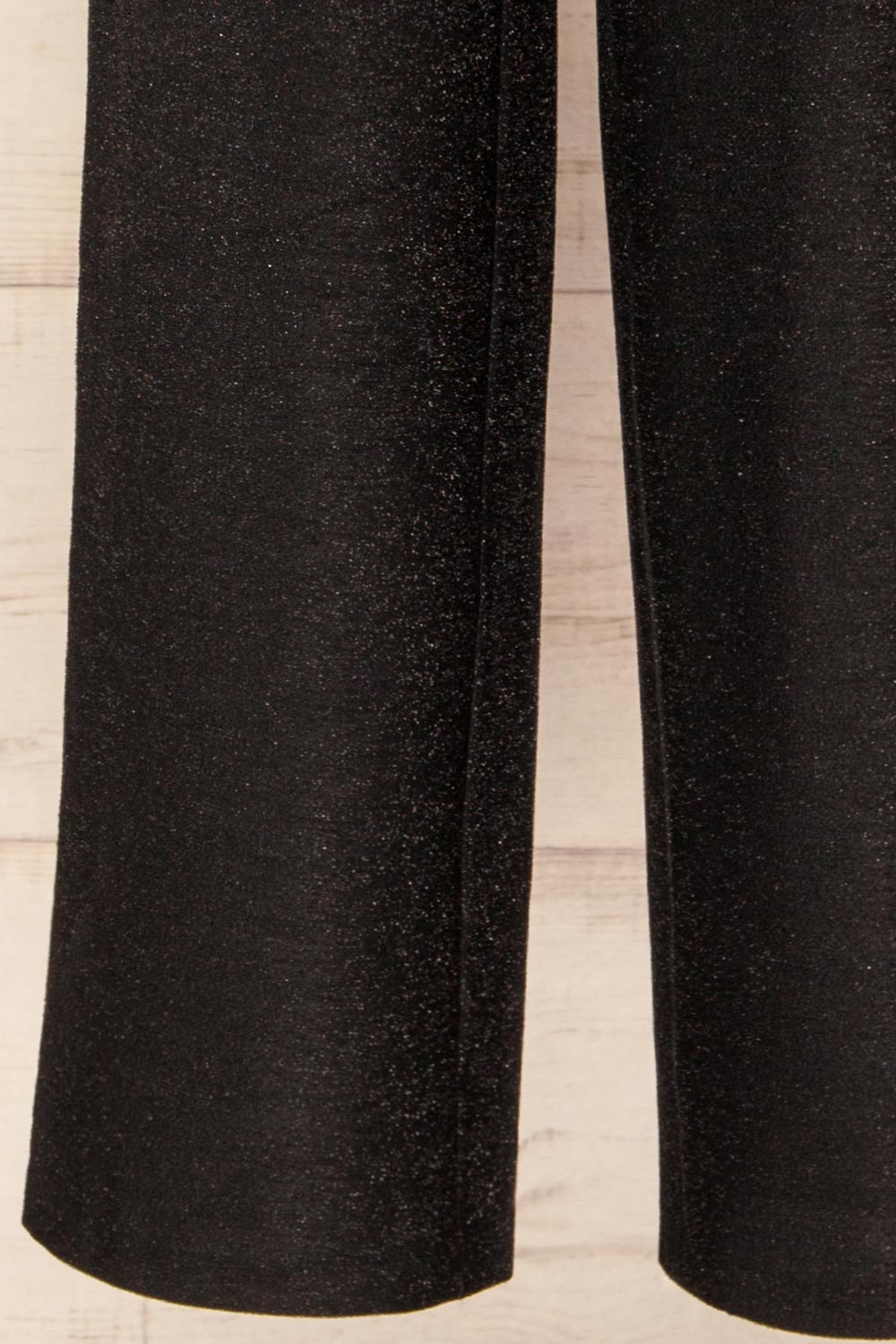 Bamenda Black Glittery Wide Leg Pants | La petite garçonne bottom
