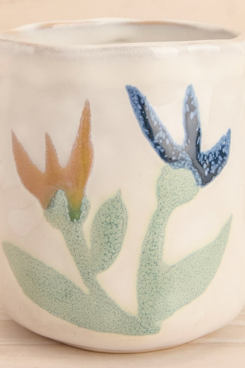 Banda Ceramic Floral Mug | Maison garçonne close-up