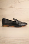 Baru Black Leather Loafers | La petite garçonne side view