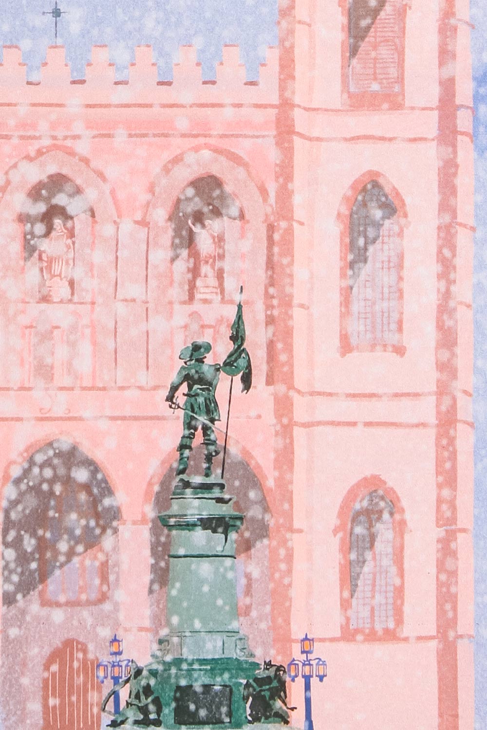 Notre-Dame Basilica Art Print No Text - 2 Options | Maison garçonne close-up