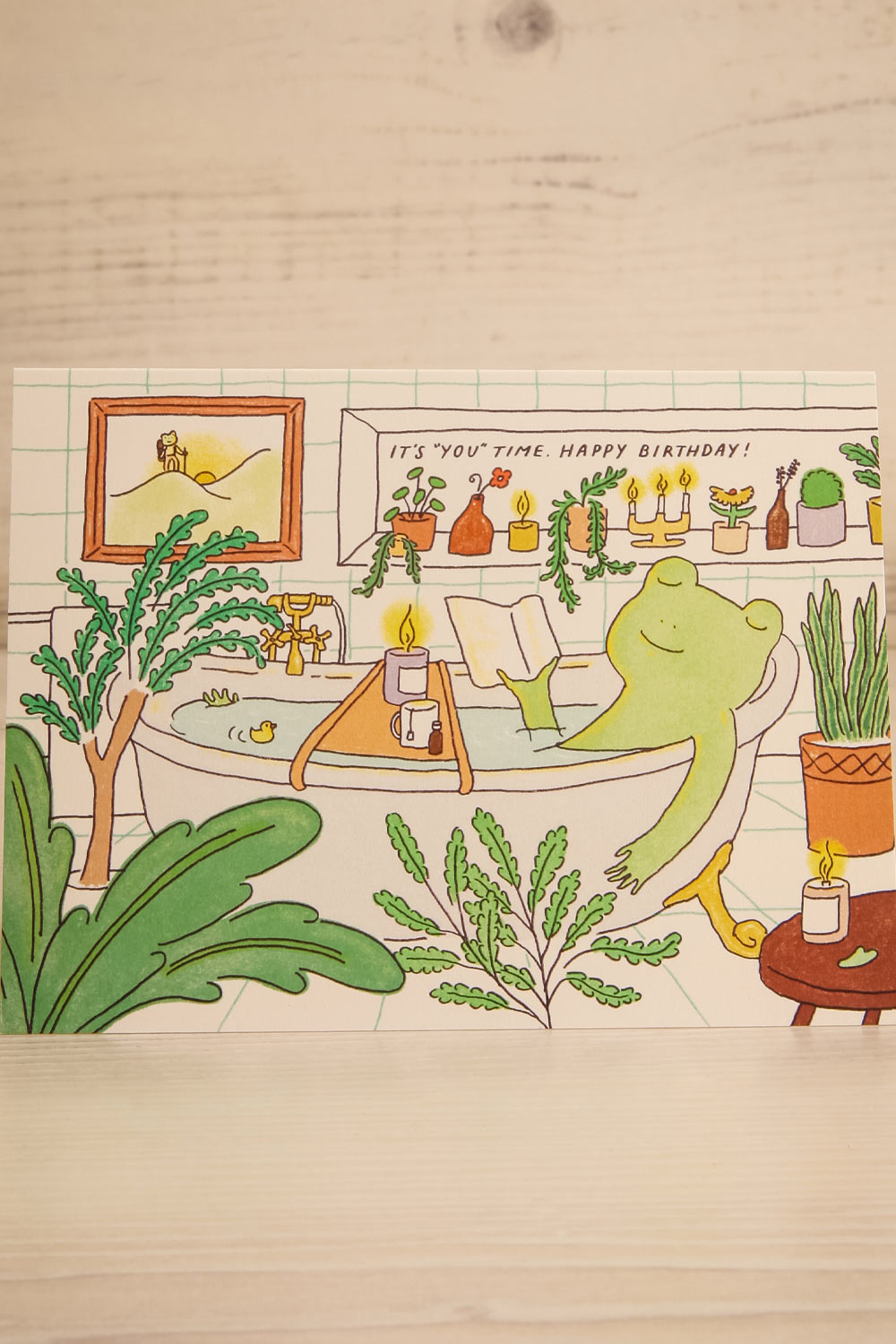 Heure du Bain | Carte de Souhaits