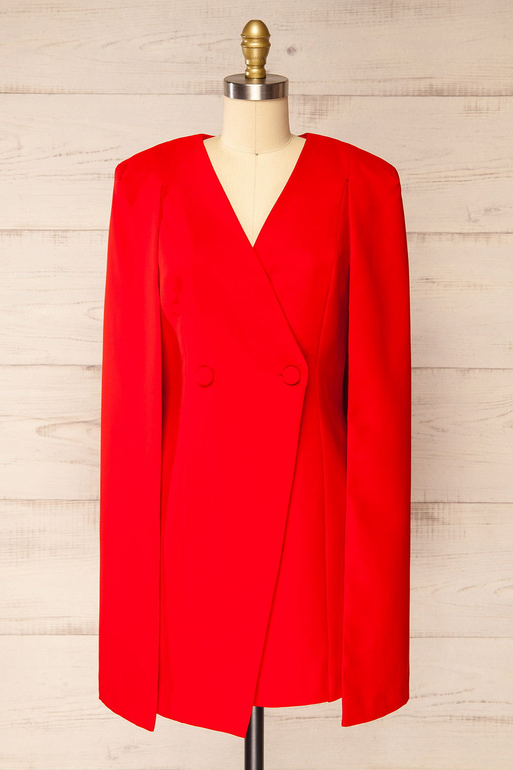 Baumeles Red | Cape Blazer Dress Baumeles Red | Cape Blazer Dress