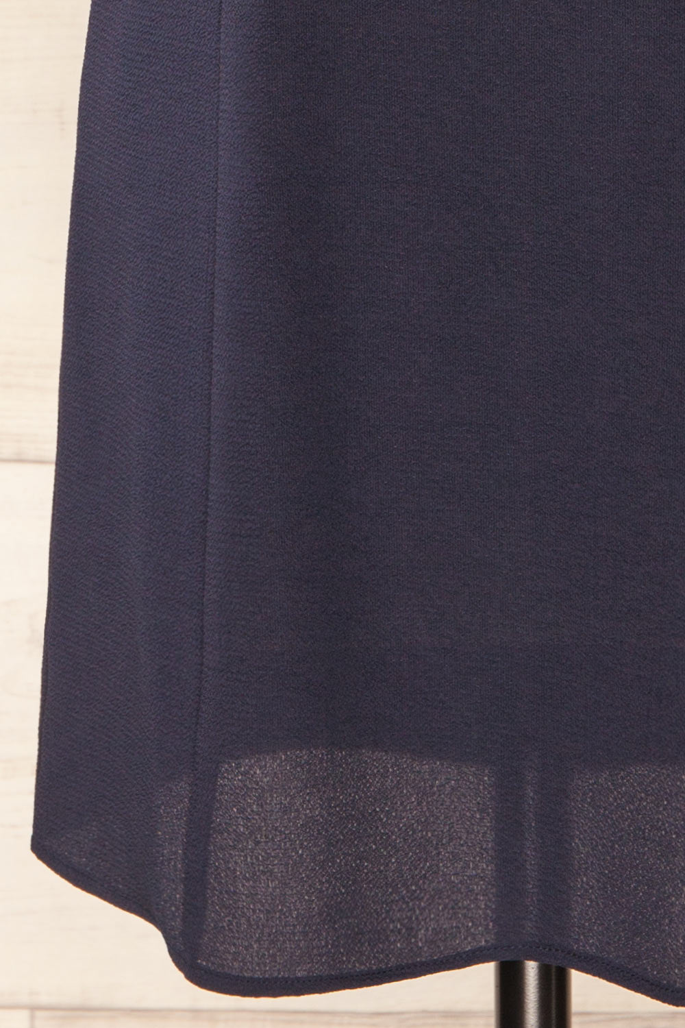 Beaucaire Navy Short Dress w/ Thin Straps | La petite garçonne bottom