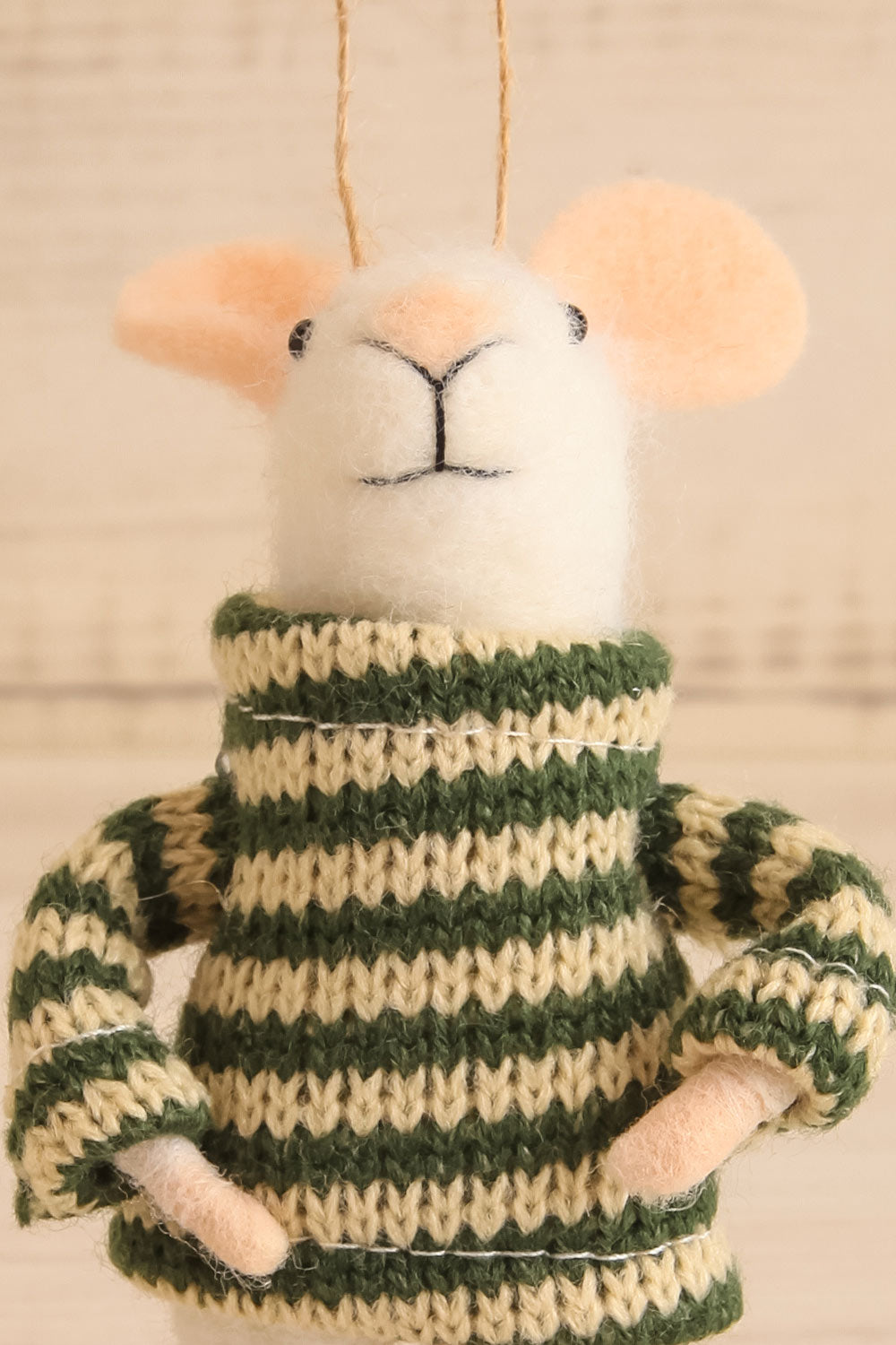 Festive Mouse Holiday Ornament | Maison garçonne beckett