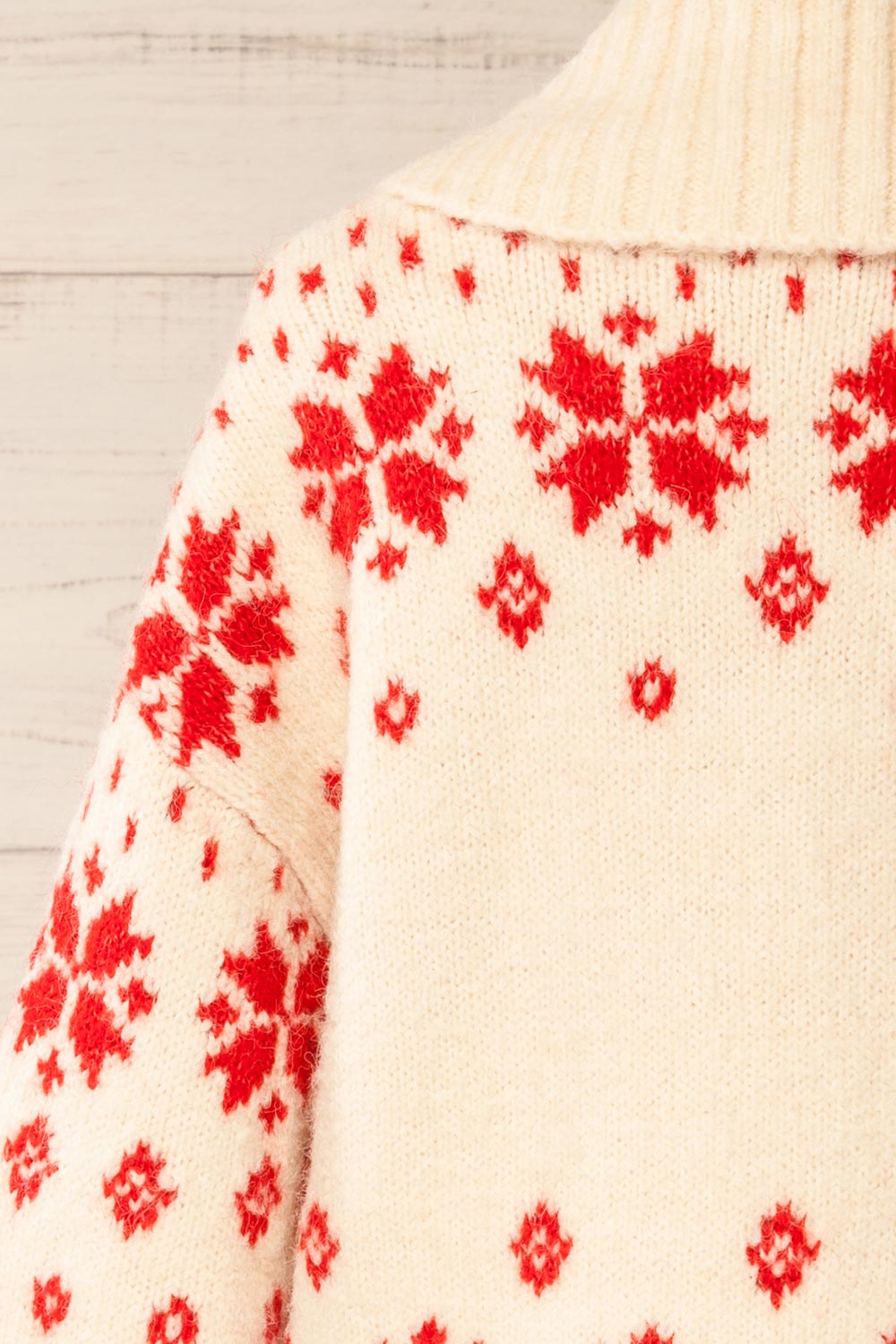 Bendigo Thick Knitted Christmas Cardigan | La petite garçonne back