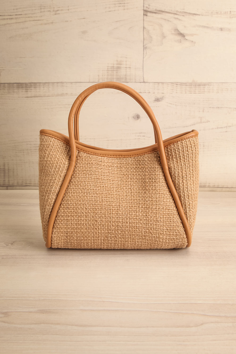 Betameche Jute Crossbody Handbag | La petite garçonne front view