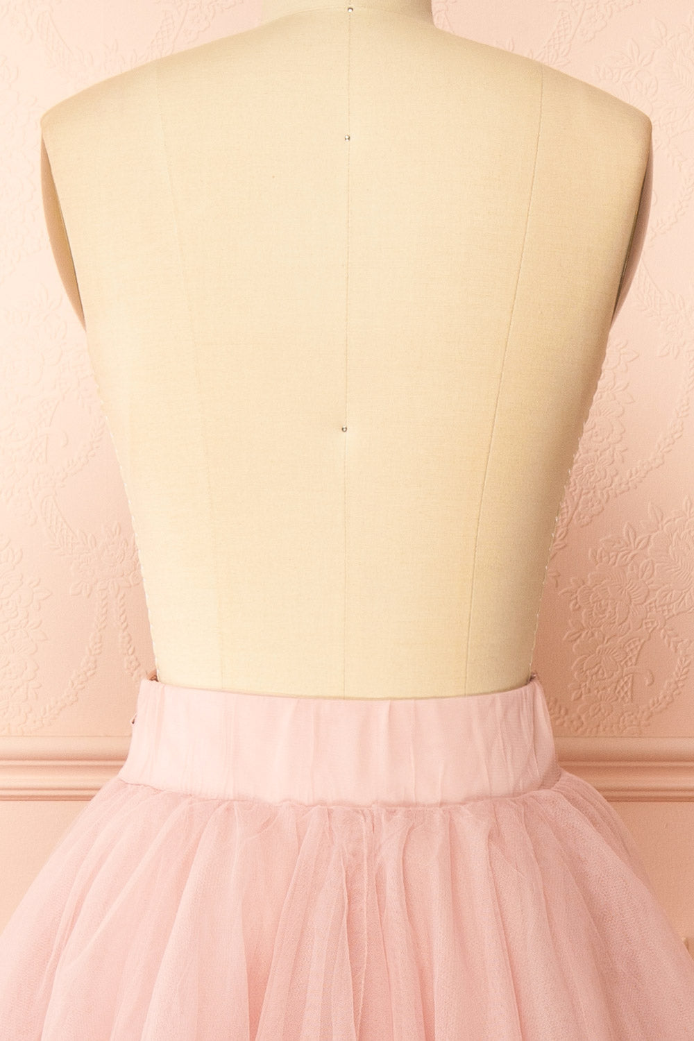 Bettany Pink Tiered Tulle Skirt | Boutique 1861 back